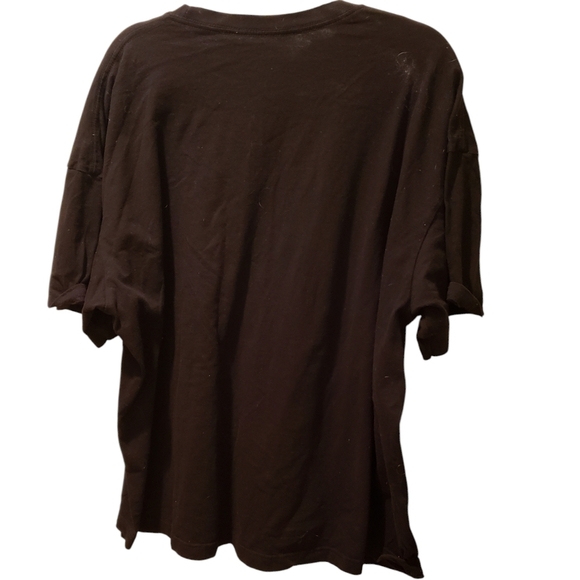 Black Halloween Skeleton Dog T-Shirt - Picture 2 of 2